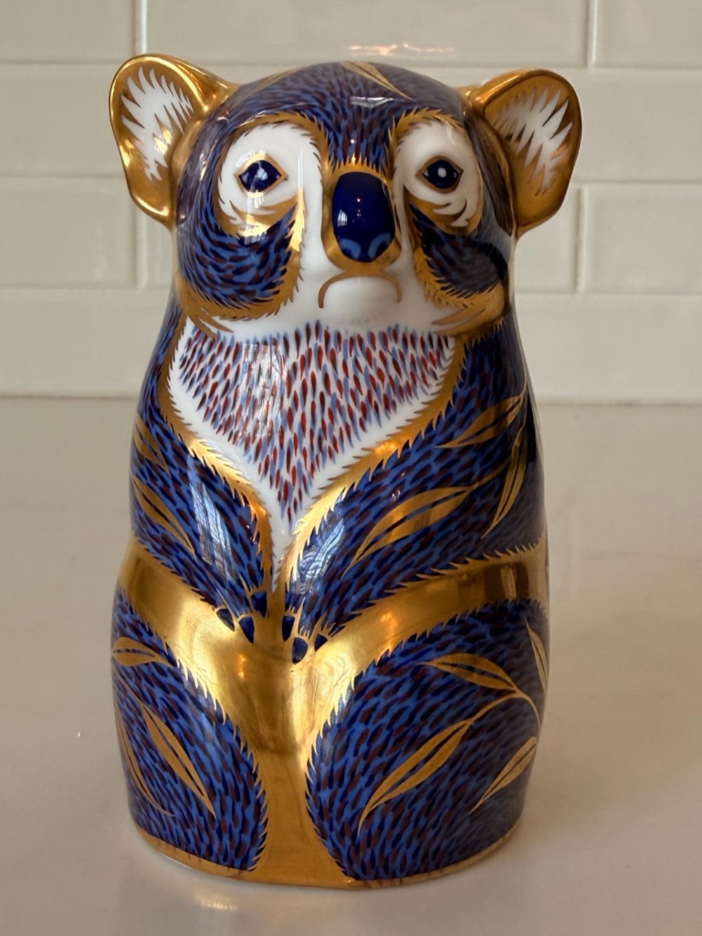 Royal Crown Derby Imari Koala Bear paperweight